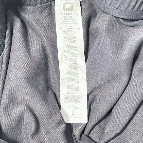 Fabletics Running Shorts Womens Size L Black Fallon Athletic Lined Gym Fitness - Picture 7 of 10